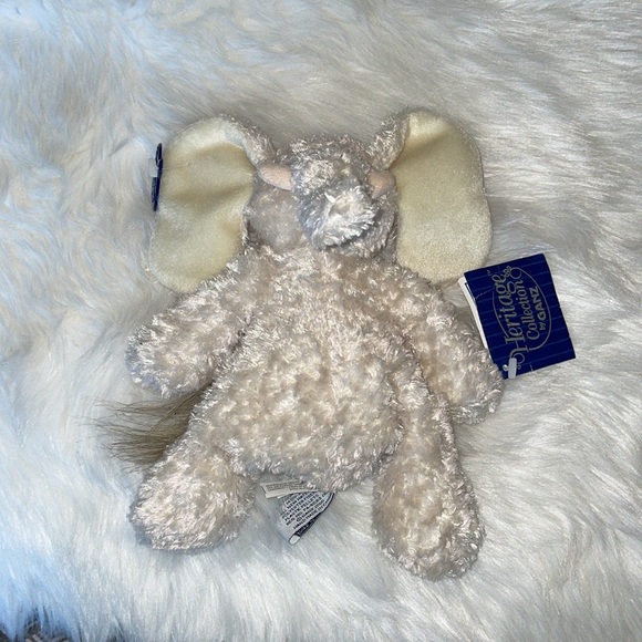 Ganz Heritage L’IL Effie tan 6 1/2” stuffed elephant-NWT- Rare fine- - Picture 5 of 5